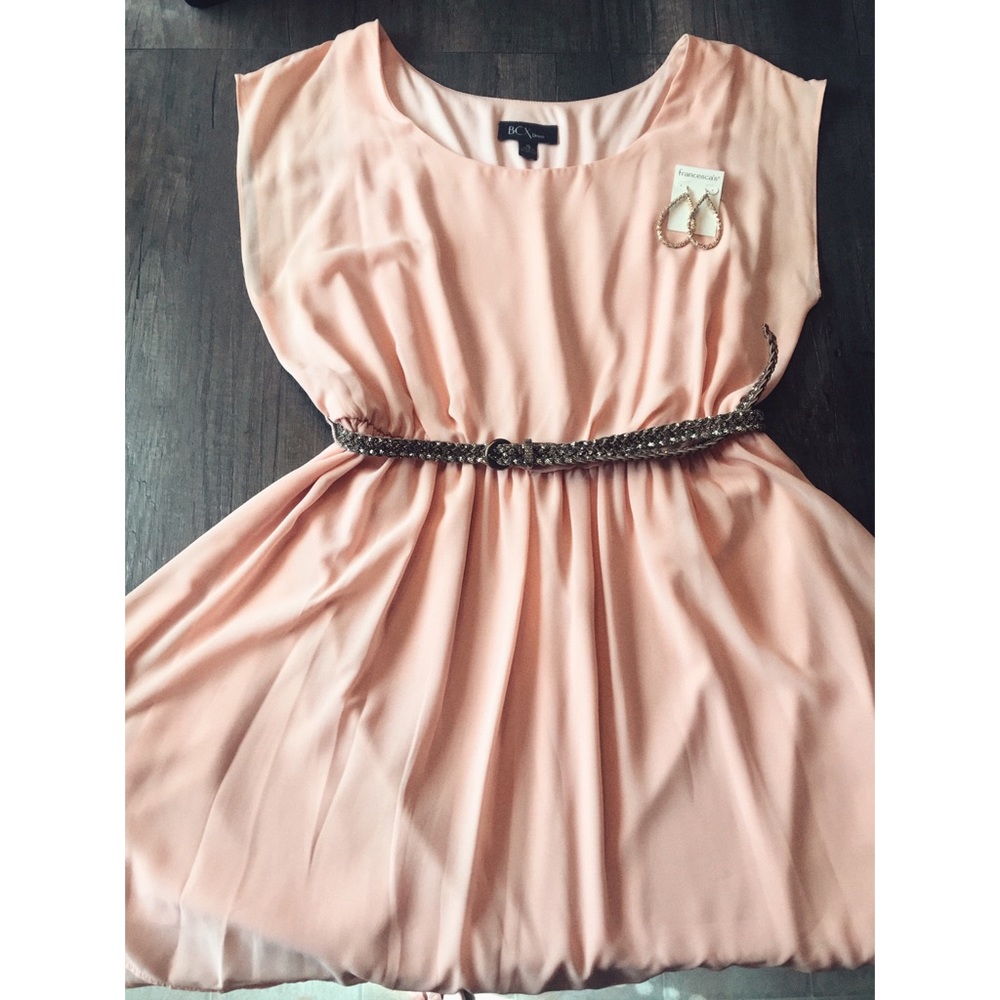 Pink Flowy Dress